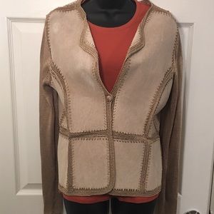 NWT-Beautiful 100% suede.  size S (fits like 6)